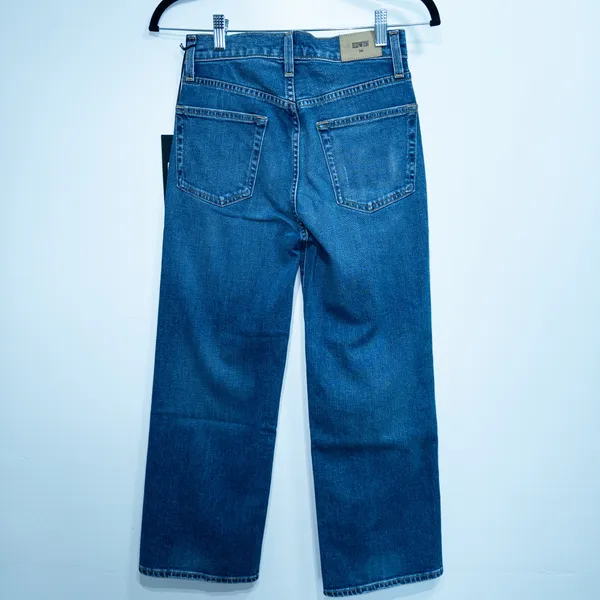 Edwin Anthropologie Bengal Blue Marli Wide Leg Ankle Jeans Size 24 NWT - Image 8