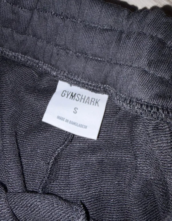 Gymshark Women’s Black Oversized Joggers Campus Classics Size Small NEW - Image 2