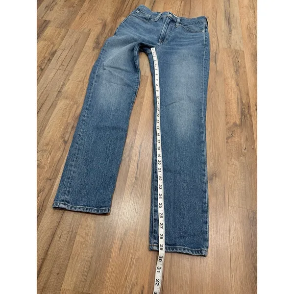 Madewell‎ The Perfect Vintage Jean 26 High Rise Slim Straight Stretch Denim - Image 10