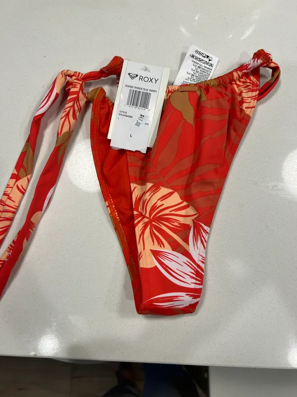 Seaside Tropics Cheeky High Leg Bikini Bottoms - Image 15
