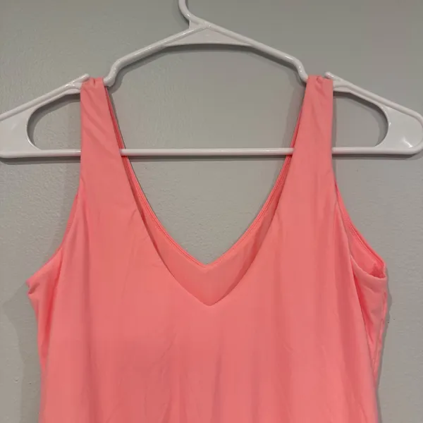 Neon Pink V-Neck Bodysuit - Image 5