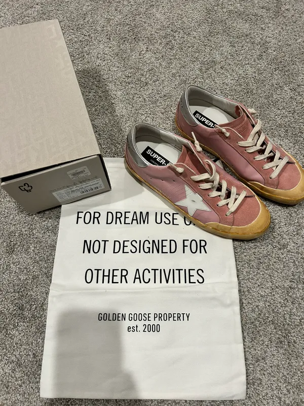Golden Goose Superstar Sneakers Pink - Image 6