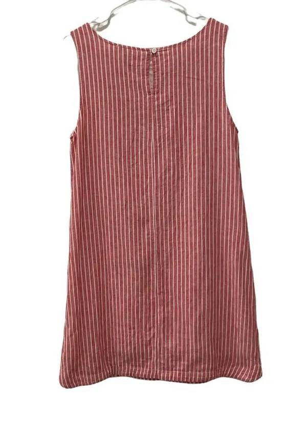 Beachlunchlounge Striped Sleeveless Shift Dress - Image 6