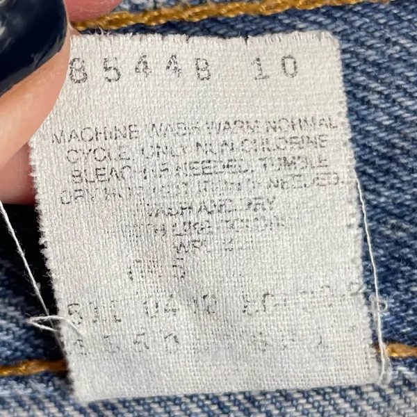 Vintage Levi's 505 Lower Rise Straight Leg Jeans Women's Size 10 Cotton Denim - Image 6