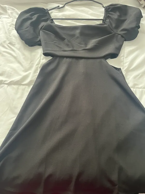 Black Mini Dress - Image 3
