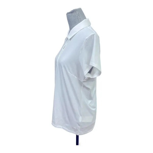 Puma Cloudspun Free Golf women's Polo Size XL White Short Sleeve UPF 40 - Image 5