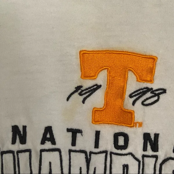 Vintage Tennessee Volunteers 1998 National Champions Mock Neck Top - Image 3