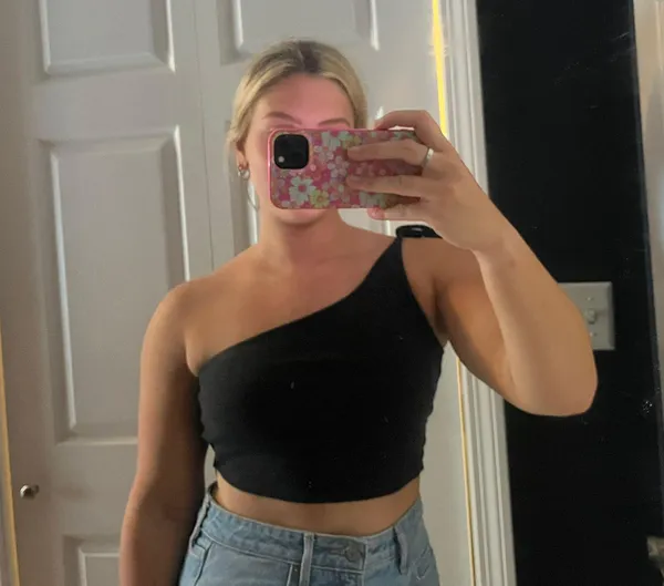 PacSun One Shoulder Tie Tank Top - Image 2
