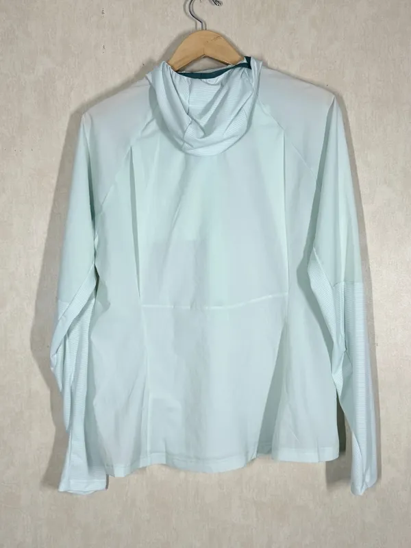 Patagonia Women’s Airshed Pro Pullover Jacket Super Lightweight in Wispy Green L - Image 9
