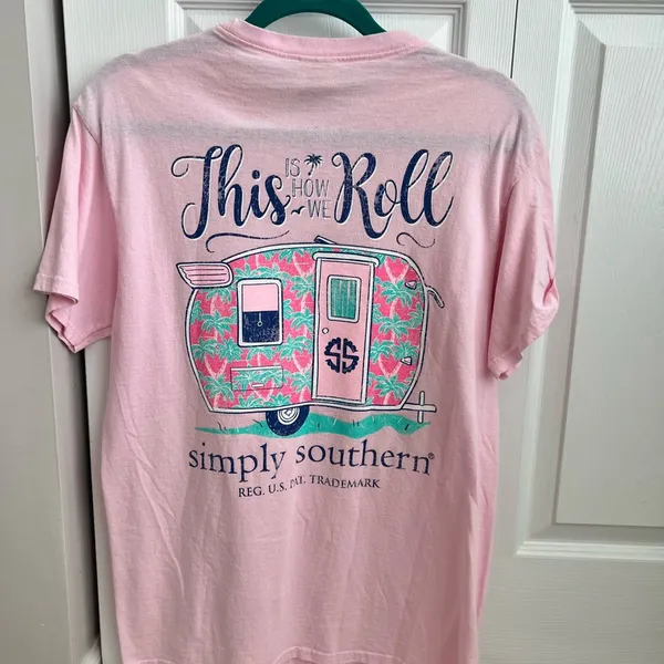 Simply Southern Pink T-Shirt - Image 2