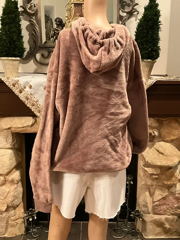 Old Crush Brown Soft Hoodie XL - Image 4