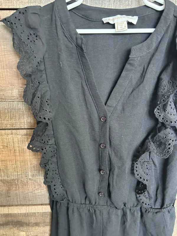 Black Romper Size M - Image 3