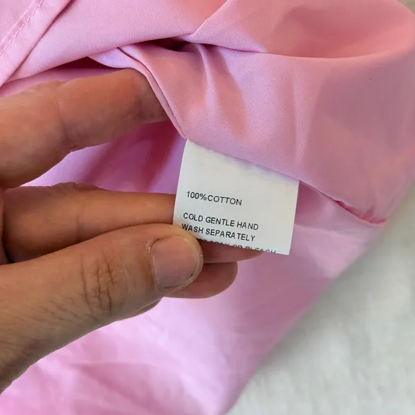 That's So Fetch Mik Cottagecore Pink Embroidered Midi Dress Size 4 - Image 14