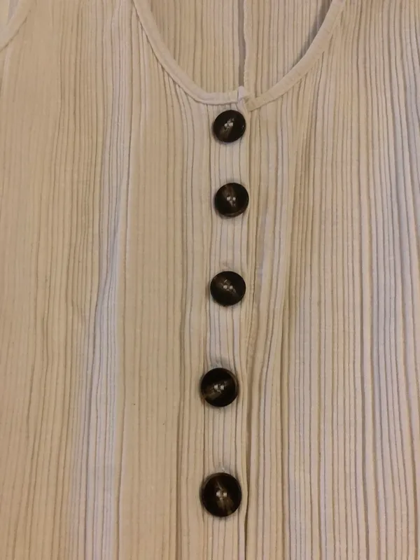 White Tank Top Bodysuit Size M - Image 2