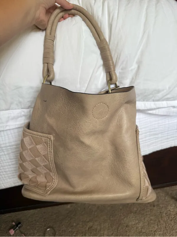 Malibu Skye Taupe Hobo Shoulder Bag - Women - Image 3