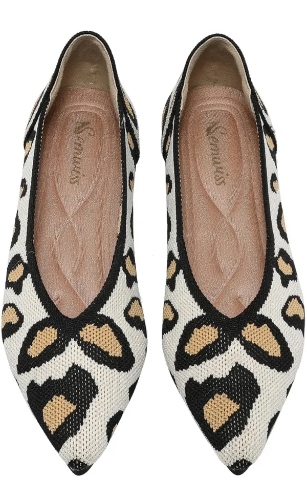 Semwiss Women's Ballet Flats Comfortable Work Dressy Pointed Toe Shoes Size 8.5 - Image 2