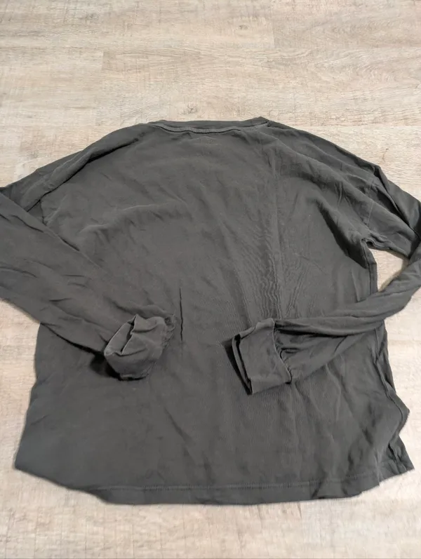 Hollister California Gray Long Sleeve T-shirt Size XS Y2K - Image 2