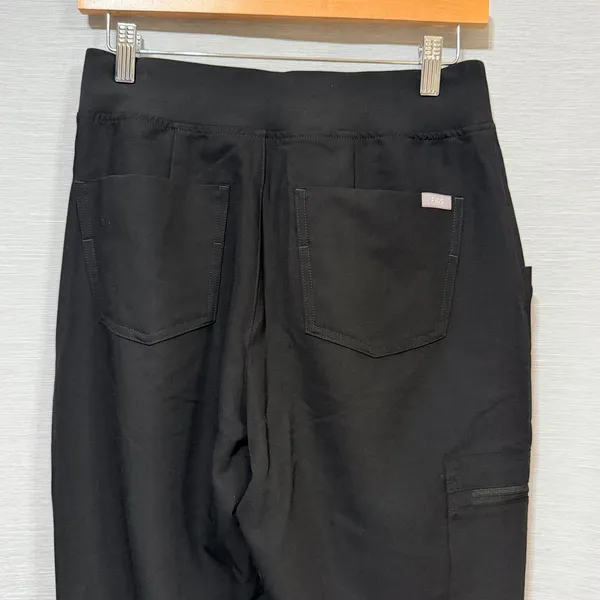 FIGS HW Zamora Jogger Scrub Pants Black High Waisted 1000207 Womens - Image 6