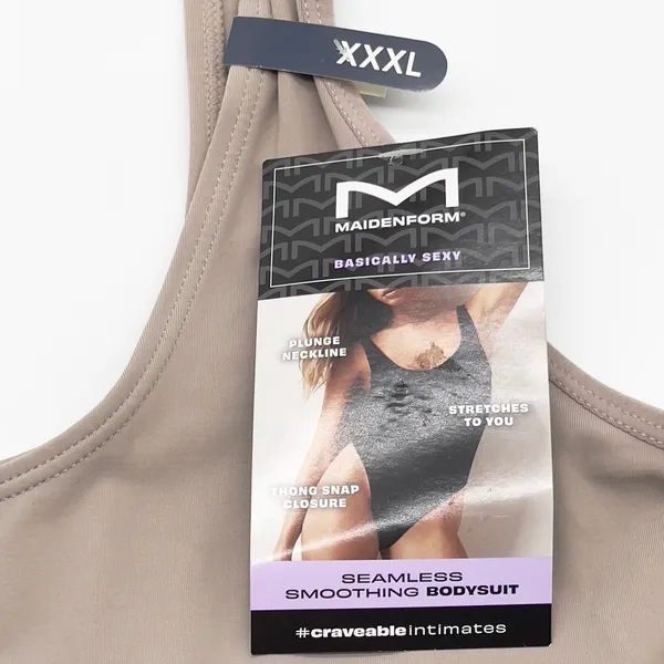 Maidenform Shapewear Bodysuit 3XL Seamless Smoothing Basically Sexy MSW001‎ - Image 7