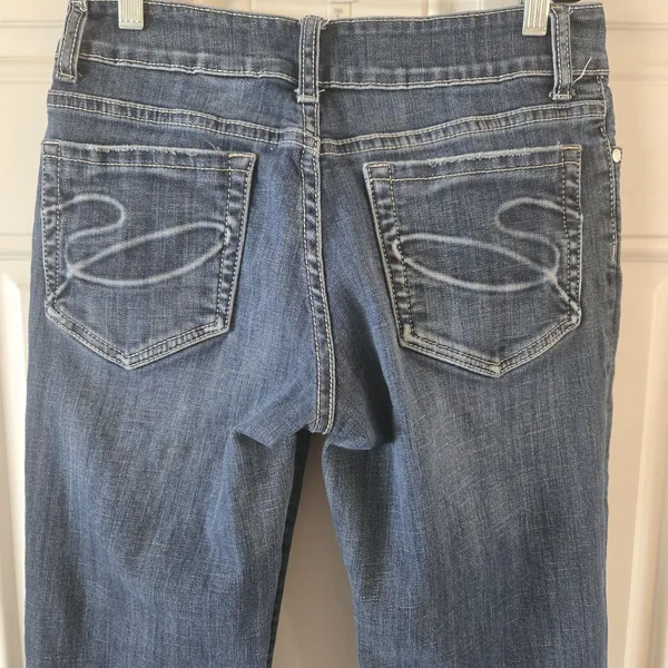 Stetson Women No 214 City Trouser Denim blue Jeans Wide Leg Size 10 (30x28) 90s - Image 4