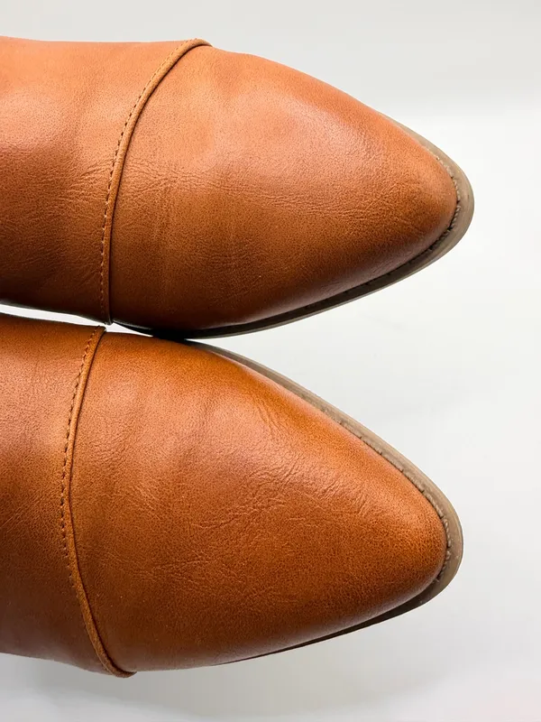 Universal Threads Brown Cutout D’Orsay Flats Minimalist Shoes Ankle Booties Boho - Image 5