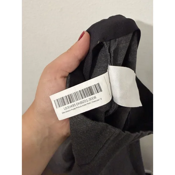 Quince Ultra-Stretch Ponte Pintuck Ankle Pant Small Charcoal Grey Workwear - Image 9