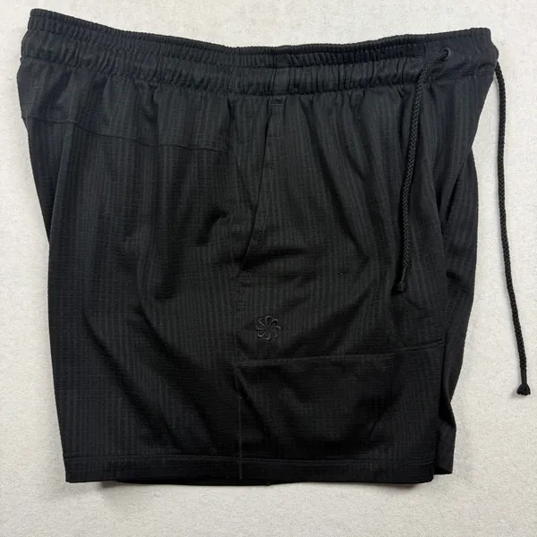 Nike Yoga Dri-FIT Shorts Black Size Large Athletic Training Workout Shorts - Image 5