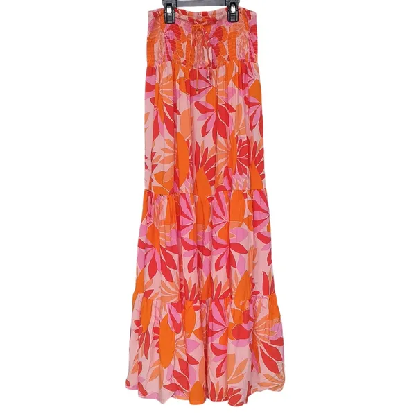 Anthropologie Abel the Label Rumi Strapless Smocked Floral Dress/Skirt SMALL NEW - Image 2