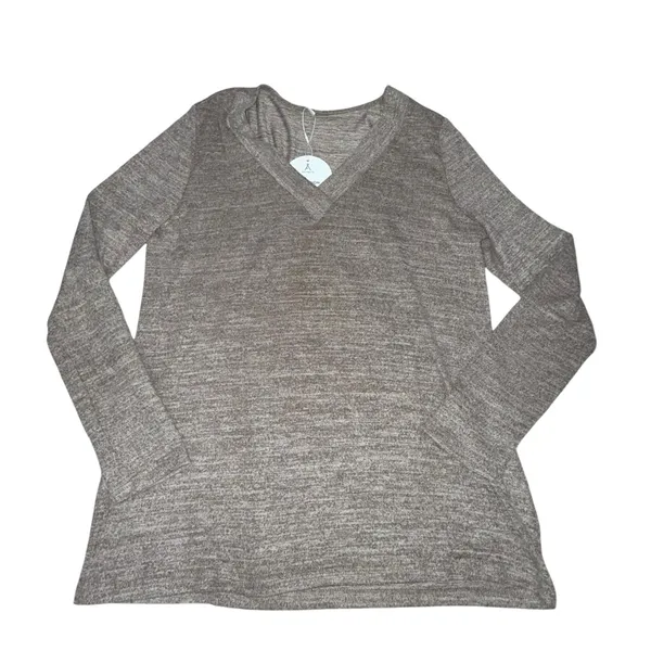 NWT Women's Anrabess V-Neck Long Sleeve Top Large - Image 3