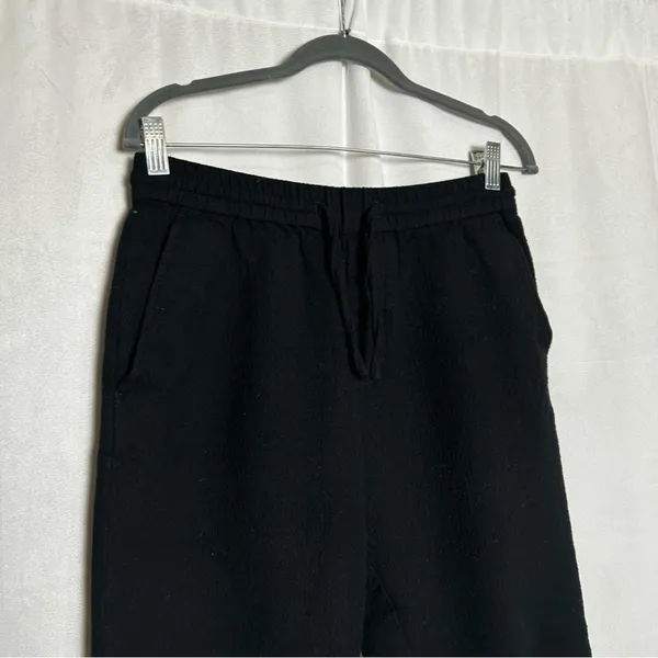 COS Black Pull On Elastic Drawstring Waist‎ Casual Pants Size Small - Image 3