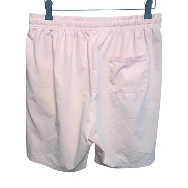 Lucky Cactus Light Pink Drawstring Bermuda Shorts Pockets - Image 2