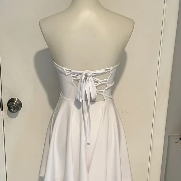 Lucy in‎ the Sky - Fit And Flare Straples Mini Dress - Size S. - Image 3
