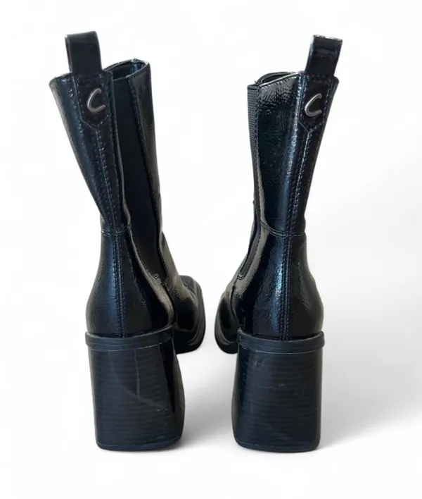 Circus NY Sam Edelman Lauren Snip-Toe Chelsea Patent Leather Boots 6.5 - Image 4