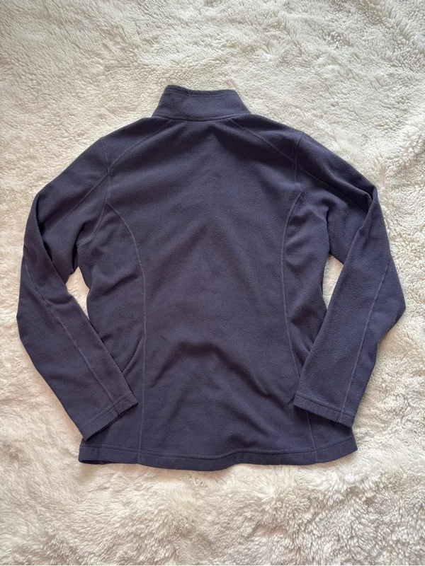 The North Face Women’s Purple Full Zip Fleece Jacket Size L - Image 2