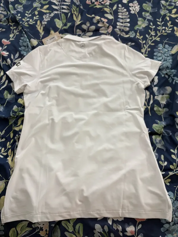 Peter Millar White Athletic Golf Polo - Image 3