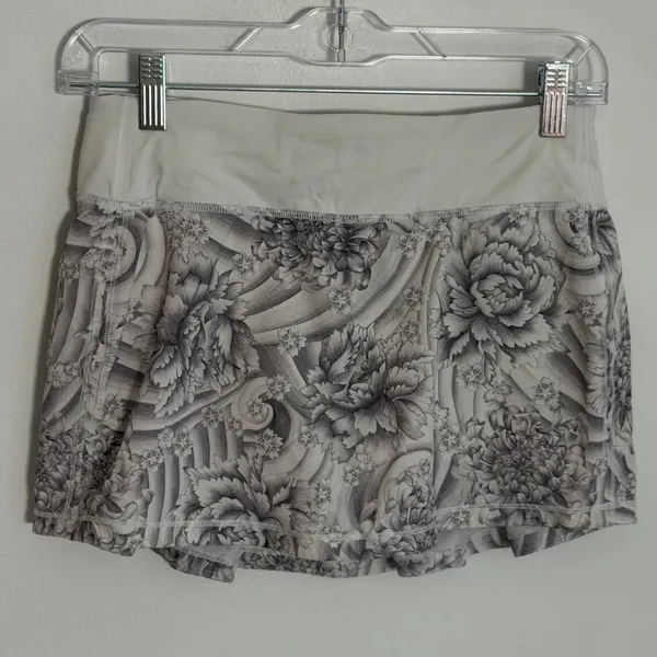 Lululemon Pace Rival‎ Skirt (Regular) *No PanelsMini Twine White Multi / White - Image 5