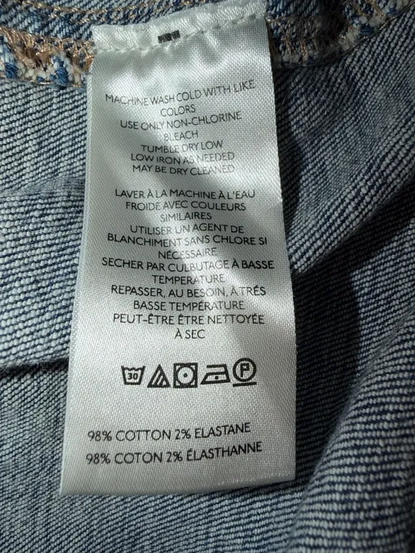 We The Free Daylight Denim Mini Skirt Size 25 Blue - Image 10