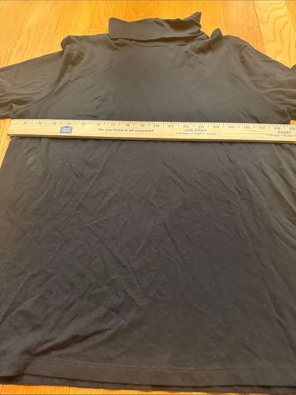 J.Crew black turtle neck size large . - Image 4