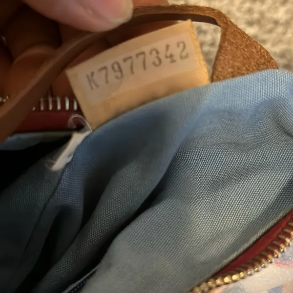 Y2K Vintage Dooney and Bourke Canvas Coated Small Shoulder Bag - Image 13