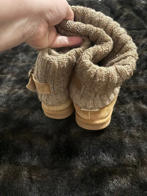 UGG Cassidee UGGpure Lined Knit Cuff Boots, US Womens Size 9 - Image 3
