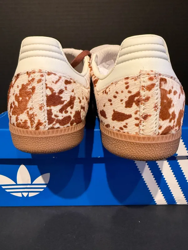 Women’s Adidss Samba LT cowprint size 8W - Image 3