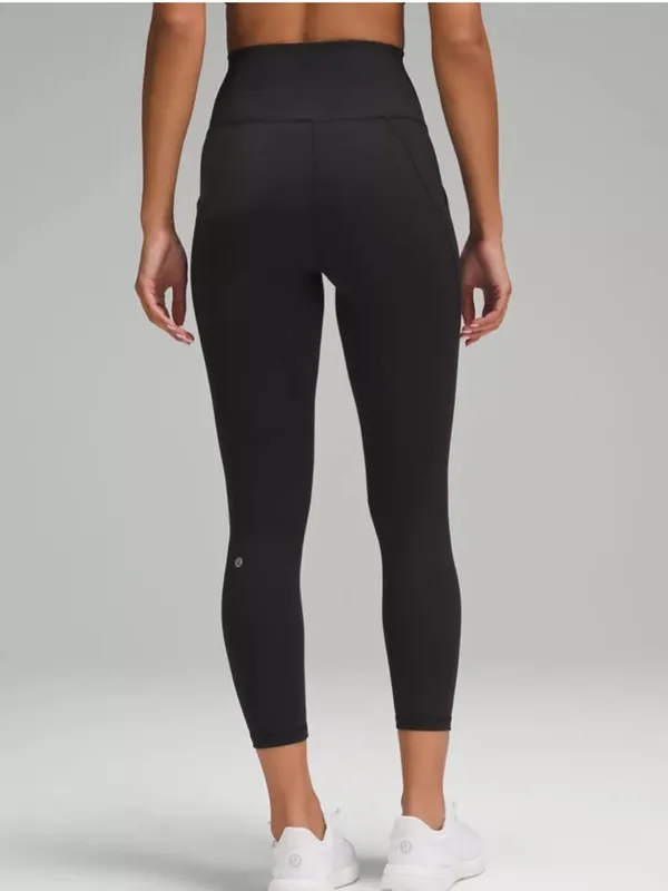 Lululemon Wunder Train High-Rise leggings with Pockets 25" black 6 - Image 5