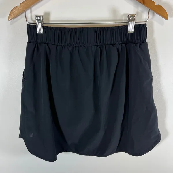 All in Motion Women Black Athletic Skort Drawstring Elastic Waist Pockets Size S - Image 5
