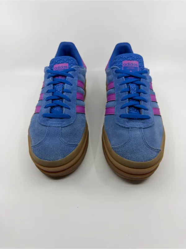 Adidas Gazelle Bold Lucid Blue/ Lucid Pink Color Way. SZ 9.5 Women’s - Image 2