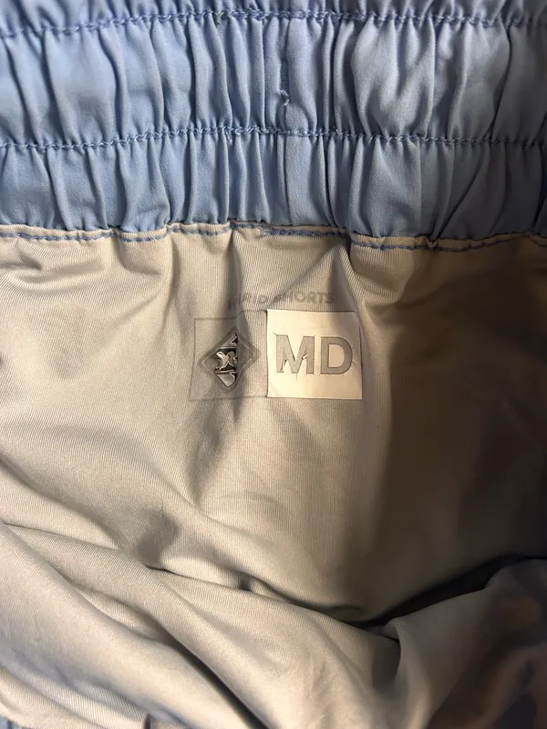 Light Blue Athletic Shorts - Image 3