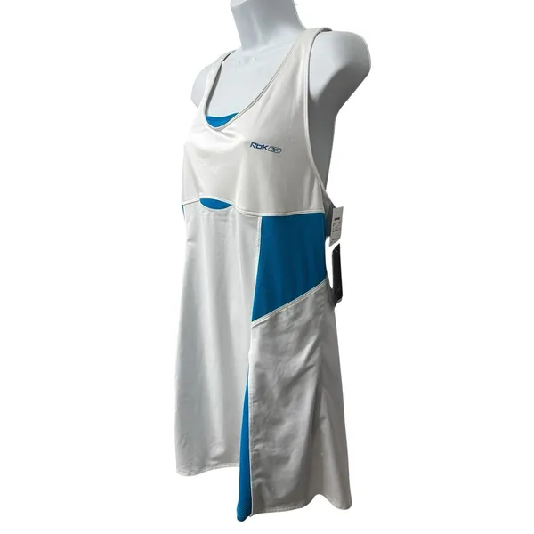 Reebok Womens Slim‎ Fit Retro Active Tennis Dress Size XL White Athleisure Golf - Image 3