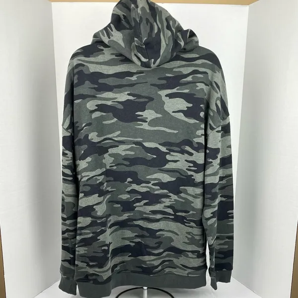 Seven7 Women Forest Camo Masked Hoodie NWT Size XL - Image 3