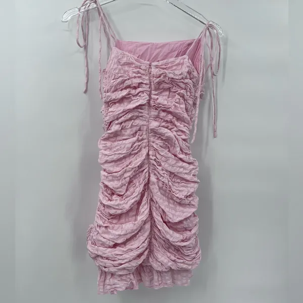 LOVERS FRIENDS RUCHED MINI DRESS‎ size small - Image 3