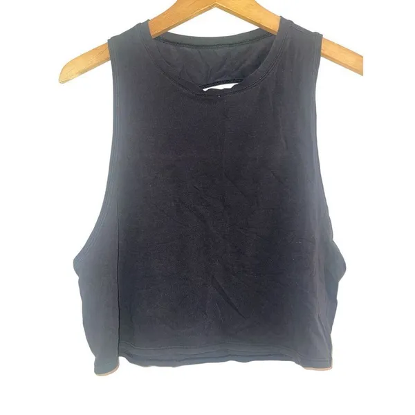 ✨Lululemon Cut Back Crop Black Sz Small Tank Top✨ - Image 6