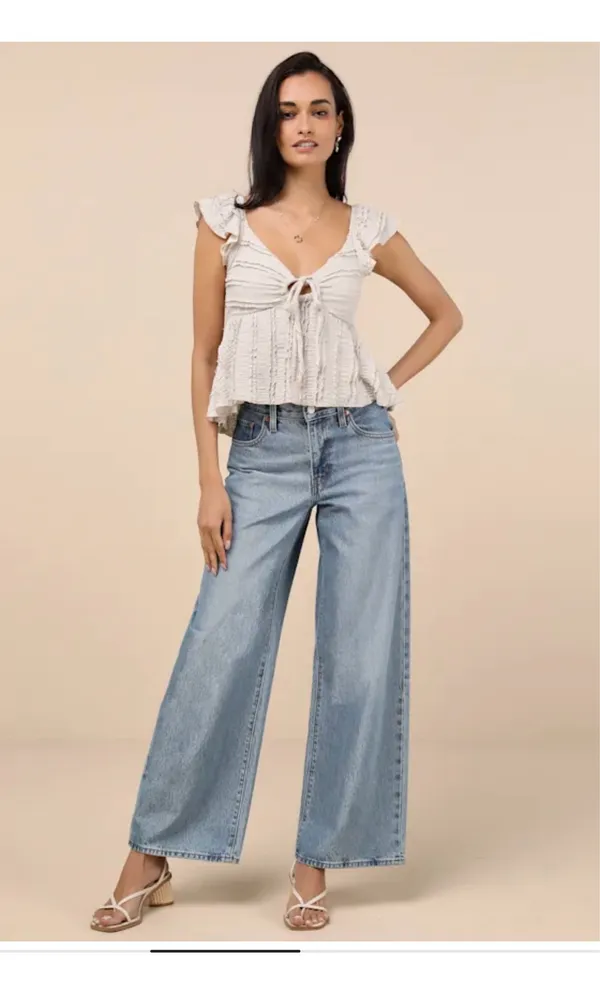 Lulus Ruffle Top - Image 3